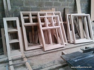 fabricacion en castaño laminado