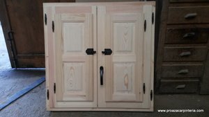 ventana de pino