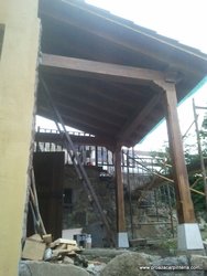 porche de madera